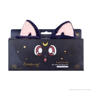 Lovely Luna 3D Teddy Spa Headband The Crème Shop x Sailor Moon